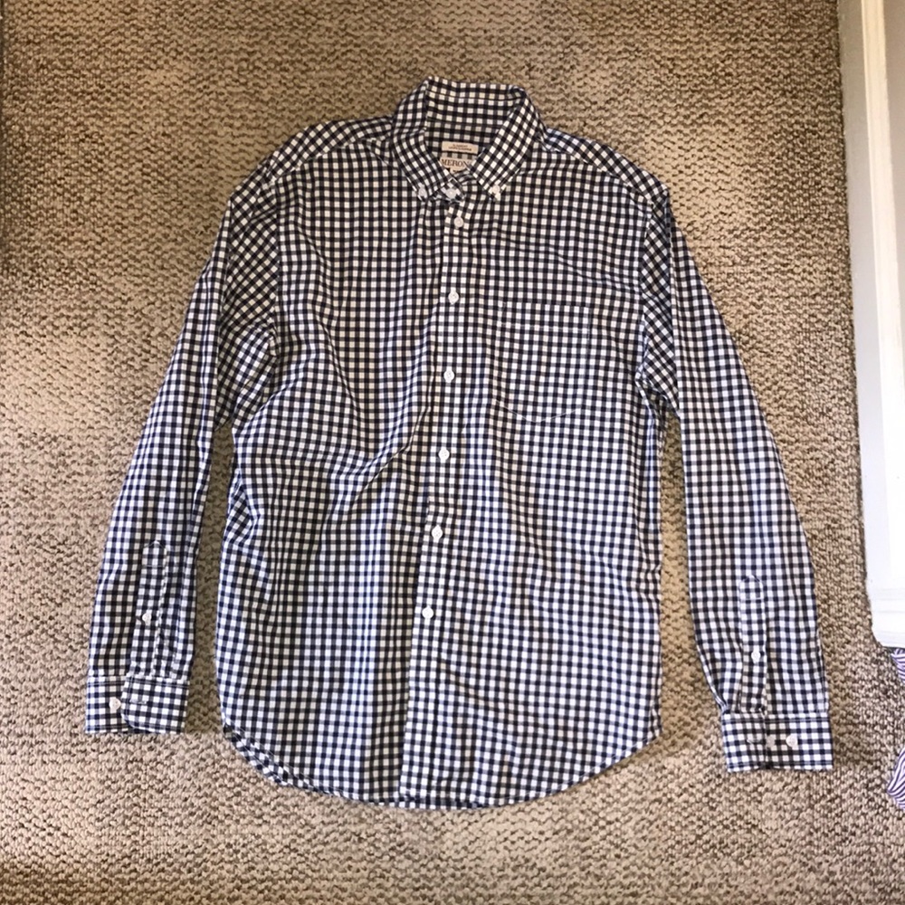 Merona Checkered Dress Shirt-M